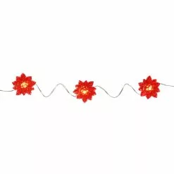 Best Pirce 🧨 18ct. Poinsettia LED Crafting Lights by Ashland® 🔔