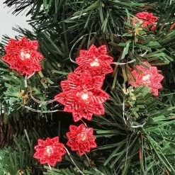 Best Pirce 🧨 18ct. Poinsettia LED Crafting Lights by Ashland® 🔔 -Ashland Online Store 10701965 3