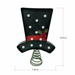 Cheapest ⭐ 10" Snowman Top Hat Lighted Tree Topper by Ashland® 🎉 -Ashland Online Store 10701970 4