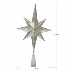 Outlet ⌛ 14" Silver Lighted Star of Bethlehem Tree Topper by Ashland® 🔥 -Ashland Online Store 10701972 5
