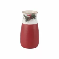 Best deal 💯 9.1" Red & White Holly Vase by Ashland® 🌟