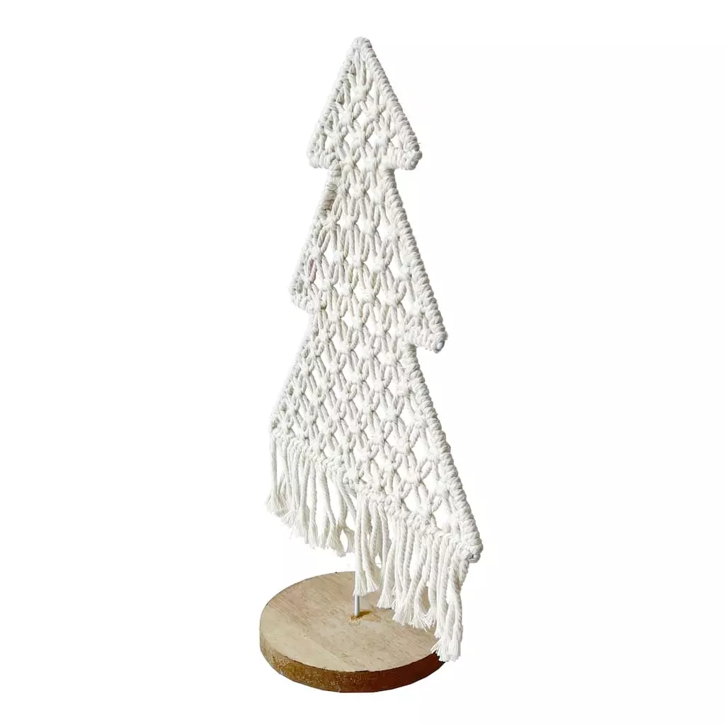 Best Sale ๐คฉ 15.75" Macramé Christmas Tree Decoration by Ashland® ๐ฏ 4 Best Sale ๐คฉ 15.75" Macramé Christmas Tree Decoration by Ashland® ๐ฏ - Image 2