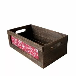 New ⭐ Medium Wooden Snowflake Crate by Ashland® 😀