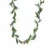 Promo ✔️ 5ft. Pre-Lit LED Red Berry Leaf Garland by Ashland® 🎁