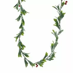 Promo โ๏ธ 5ft. Pre-Lit LED Red Berry Leaf Garland by Ashland® ๐