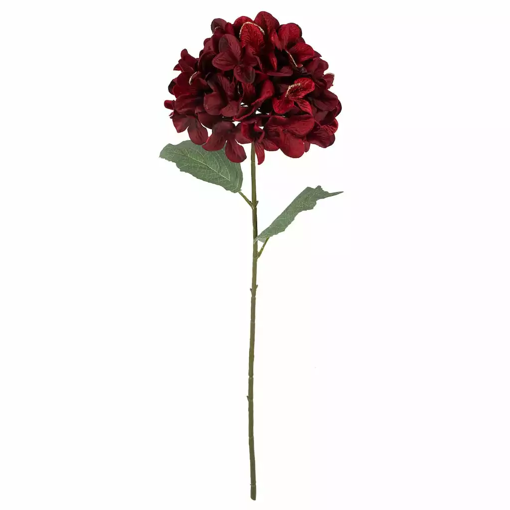 Cheapest โค๏ธ Burgundy Glitter Hydrangea Stem by Ashland® ๐ 3 Cheapest โค๏ธ Burgundy Glitter Hydrangea Stem by Ashland® ๐