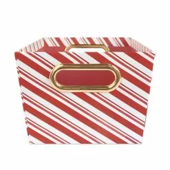 Wholesale 😉 Small Candy Cane Stripe Gift Bin by Ashland® 🔔 -Ashland Online Store 10703903 4
