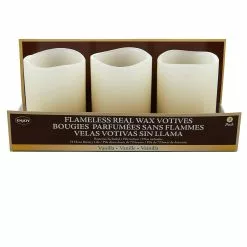 Best Sale 🤩 Flameless Real Wax Votives, Vanilla by Ashland 👍