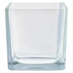 Hot Sale 👏 12 Pack: 3" Square Glass Vase by Ashland® 👏