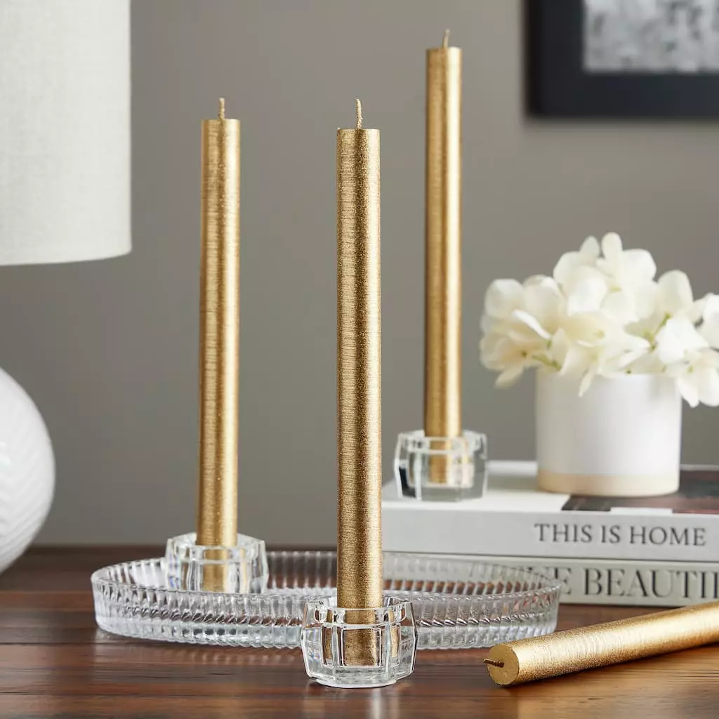 Brand new ๐ 12 Packs: 4 ct. (48 total) 10" Copper Spun Glitter Taper Candles by Ashland® ๐ 4 Brand new ๐ 12 Packs: 4 ct. (48 total) 10" Copper Spun Glitter Taper Candles by Ashland® ๐ - Image 2