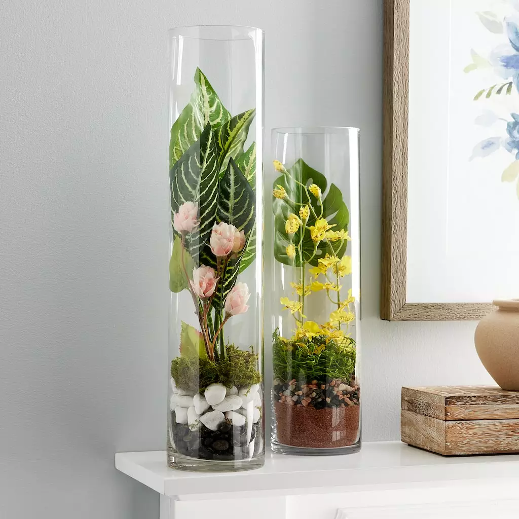 Best Pirce ❤️ 12 Pack: 18" Cylinder Glass Vase by Ashland™ 🤩 4 Best Pirce ❤️ 12 Pack: 18" Cylinder Glass Vase by Ashland™ 🤩 - Image 2