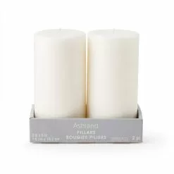 Buy ✨ 12 Packs: 2 ct. (24 total) White Pillar Candle Pair by Ashland® ⭐ -Ashland Online Store MP317969 30