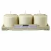Budget ✨ 12 Packs: 2 ct. (36 total) Basic Elements™ Ivory Pillar Candles by Ashland® 🧨