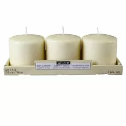 Budget ✨ 12 Packs: 2 ct. (36 total) Basic Elements™ Ivory Pillar Candles by Ashland® 🧨