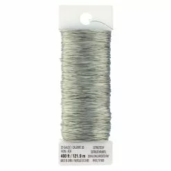 Discount 👍 20 Pack: 30 Gauge Bright Silver Paddle Wire by Ashland® 🔥