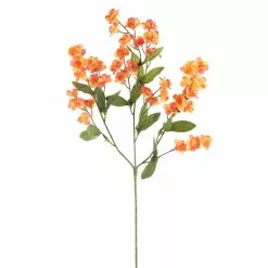 Hot Sale 🎁 12 Pack: Orange Double Ruffle Baby's Breath Spray by Ashland® 🛒