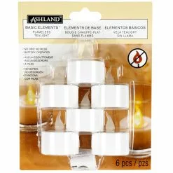 Budget 😀 24 Packs: 6 ct. (144 total) Basic Elements™ LED Tea Lights Multipack by Ashland® 🛒