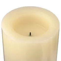 Hot Sale 👏 8 Pack: 4" x 8" Cream Real Wax Flameless LED Candle by Ashland® ✨ -Ashland Online Store MP470061 33