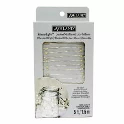 Promo ✔️ 12 Pack: Shimmer Lights™ White LED String Lights by Ashland® ✔️ -Ashland Online Store MP513603 4