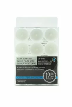 Brand new ✨ 12 Packs: 12 ct. (144 total) Basic Elements™ White LED Votives by Ashland® 🥰