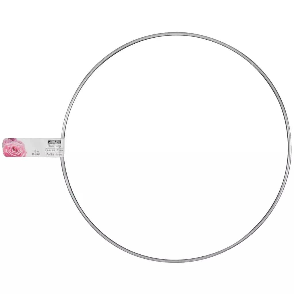 Best Pirce ❤️ 10 Pack: 10" Silver Floral Hoop by Ashland® ✔️ 3 Best Pirce ❤️ 10 Pack: 10" Silver Floral Hoop by Ashland® ✔️