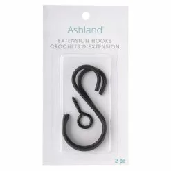 Hot Sale ⭐ 24 Packs: 2 ct. (48 total) Black Extension S Hook by Ashland® ✨ -Ashland Online Store MP556536 30