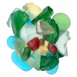 Promo 🎁 8 Pack: Mixed Aqua Sea Glass Gems By Ashland® 🧨
