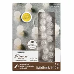 Cheap ⌛ 8 Pack: 30ct. Crackle Ball LED String Lights by Ashland™ 🎉 -Ashland Online Store MP561992 1