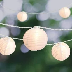 Coupon ❤️ 8 Pack: 10ct. White Fabric Lantern String Lights by Ashland® 🔥 -Ashland Online Store MP578533