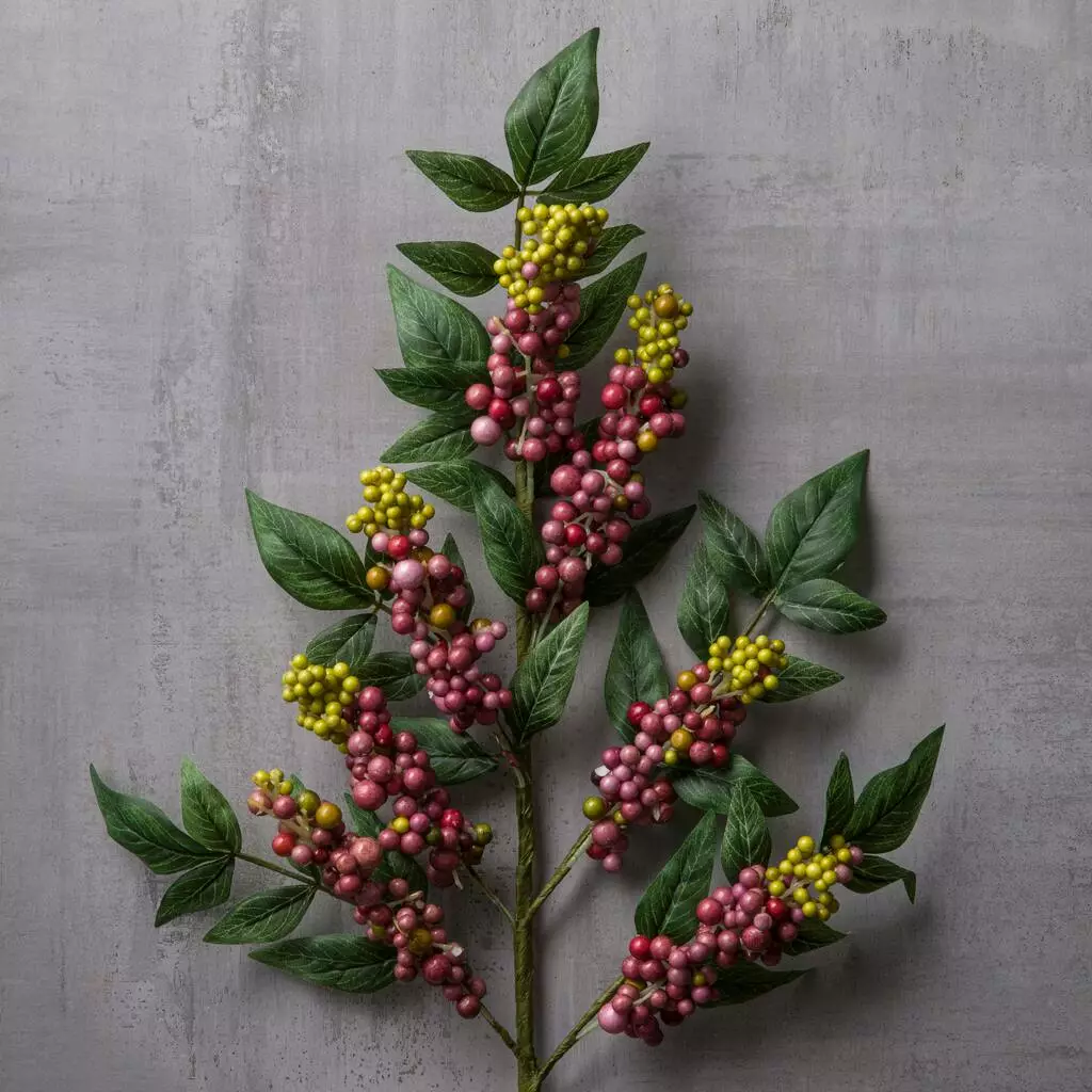 Wholesale ๐คฉ 12 Pack: Burgundy Berry Stem with Leaves by Ashland® ๐ 7 Wholesale ๐คฉ 12 Pack: Burgundy Berry Stem with Leaves by Ashland® ๐ - Image 5