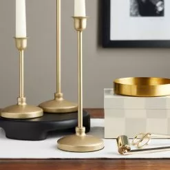 Cheap ⌛ 12 Pack: 9.4" Gold Metal Candle Holder by Ashland® ⌛ -Ashland Online Store MP633883 20