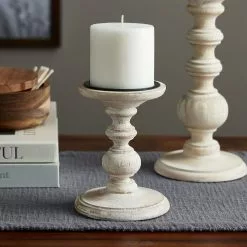 Best Pirce ✔️ 6 Pack: 6" Whitewashed Wood Carved Pillar Candle Holder by Ashland® 🥰 -Ashland Online Store MP639294 20